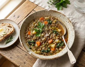 High Fiber Lentil And Vegetable Stew