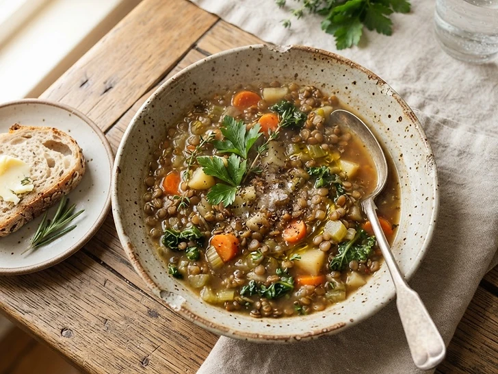 High Fiber Lentil And Vegetable Stew