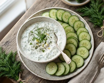 Cucumber and Creamy Dill Dip