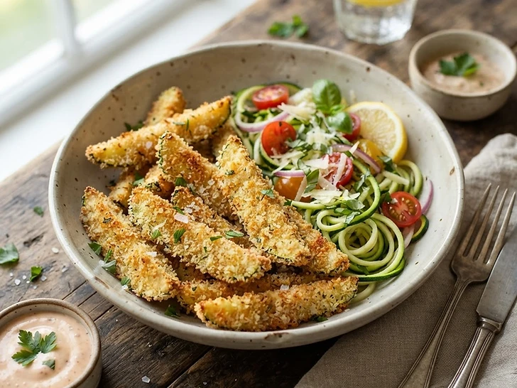 Air Fryer Crispy Zucchini