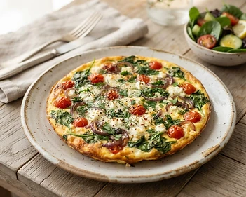 Egg White Spinach Frittata