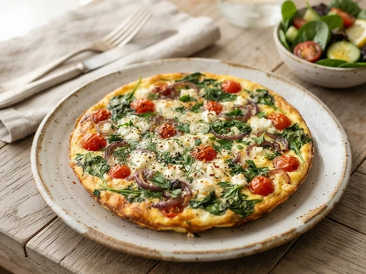 Egg White Spinach Frittata
