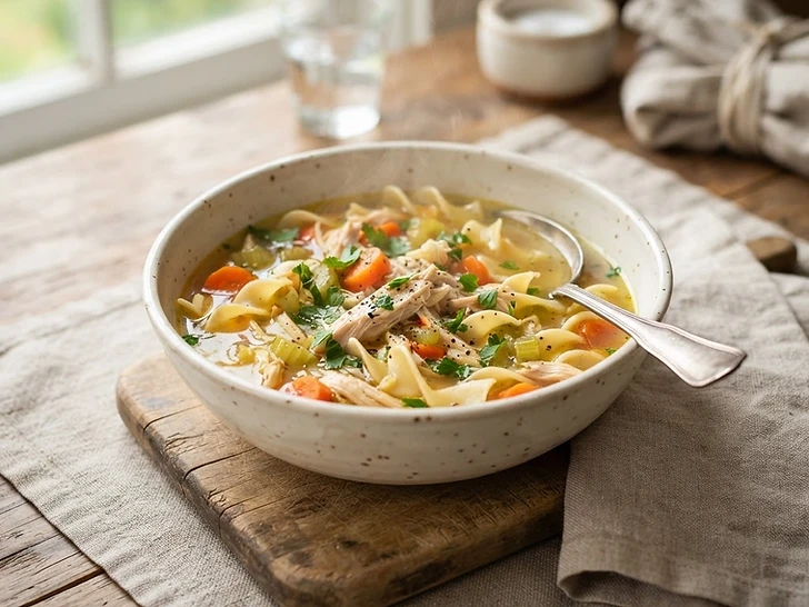 Slow Cooker Chicken Noodle Soup