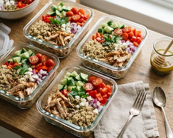 Meal Prep Turkey And Quinoa Salad