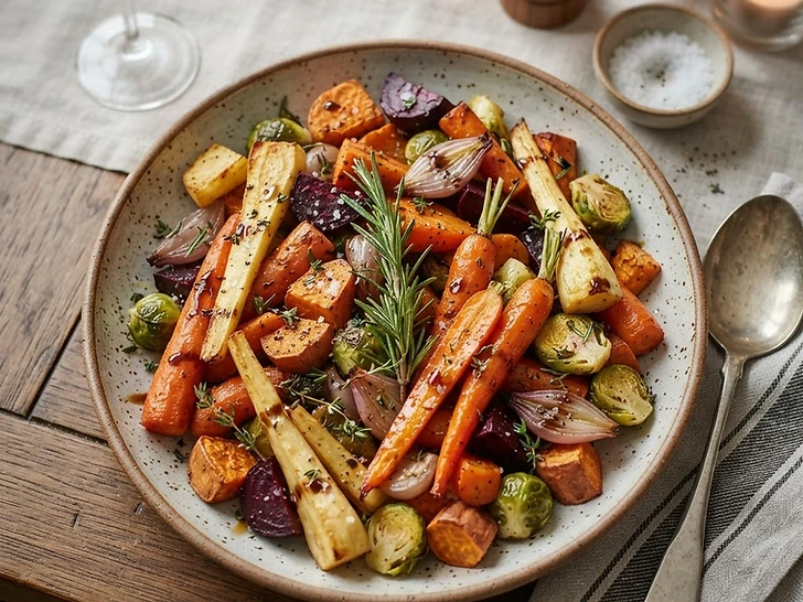 Holiday Roasted Root Vegetable Medley