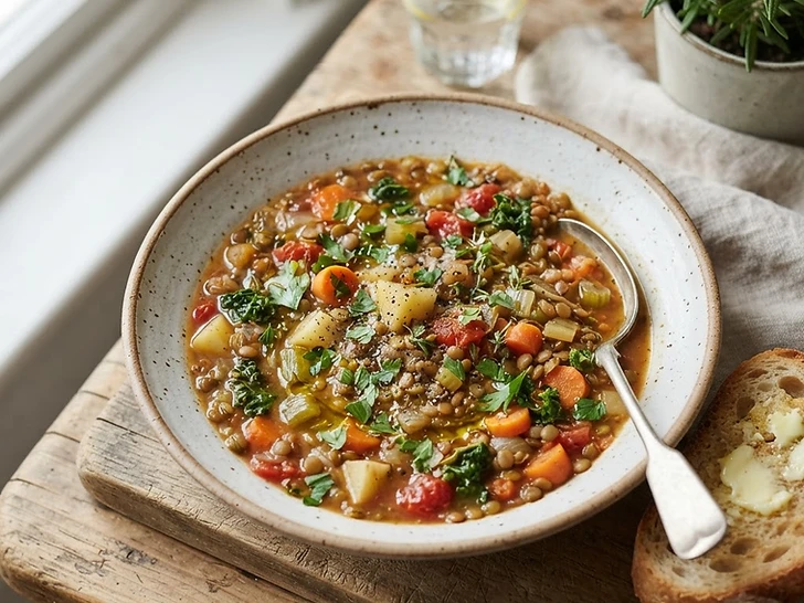 Slow Cooker Lentil Stew