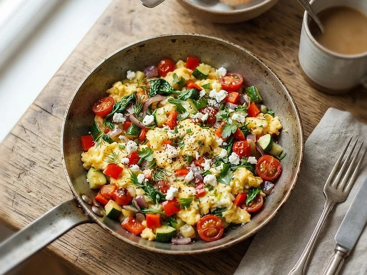Budget Egg And Veggie Hash
