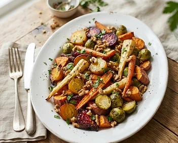 Holiday Roasted Root Vegetable Platter