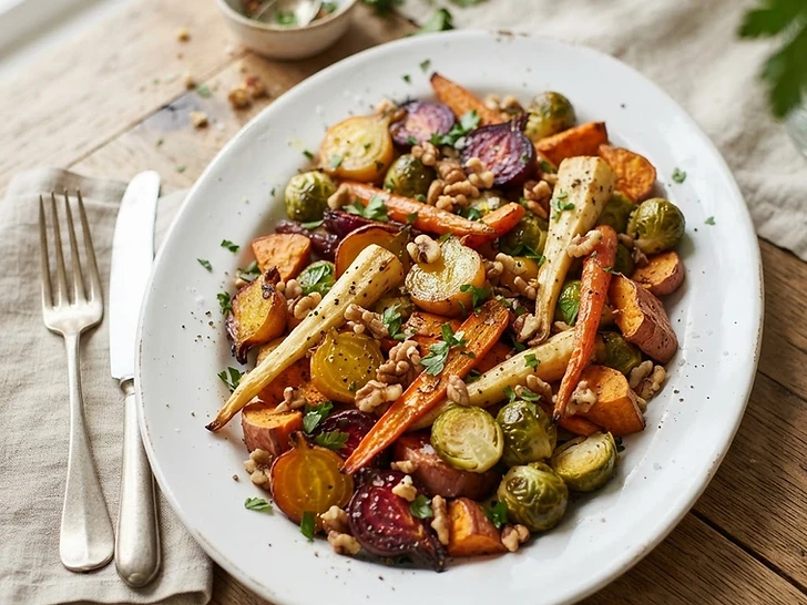 Holiday Roasted Root Vegetable Platter