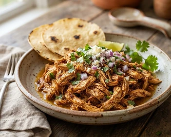 Slow Cooker Shredded Chicken for Tacos