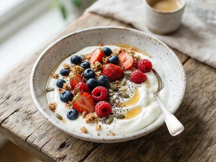 Quick Berry Yogurt Bowl