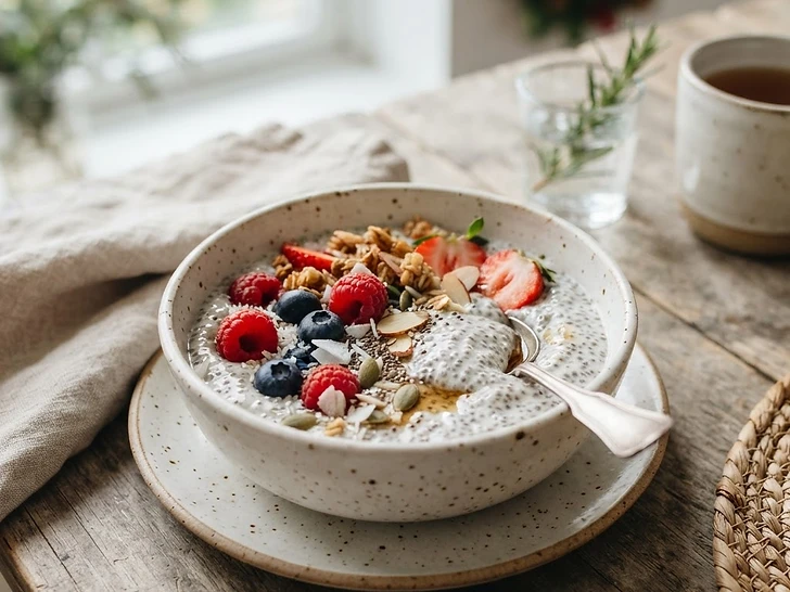 High Fiber Chia Pudding