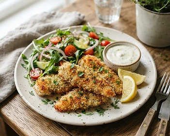 Air Fryer Lemon Herb Chicken Tenders