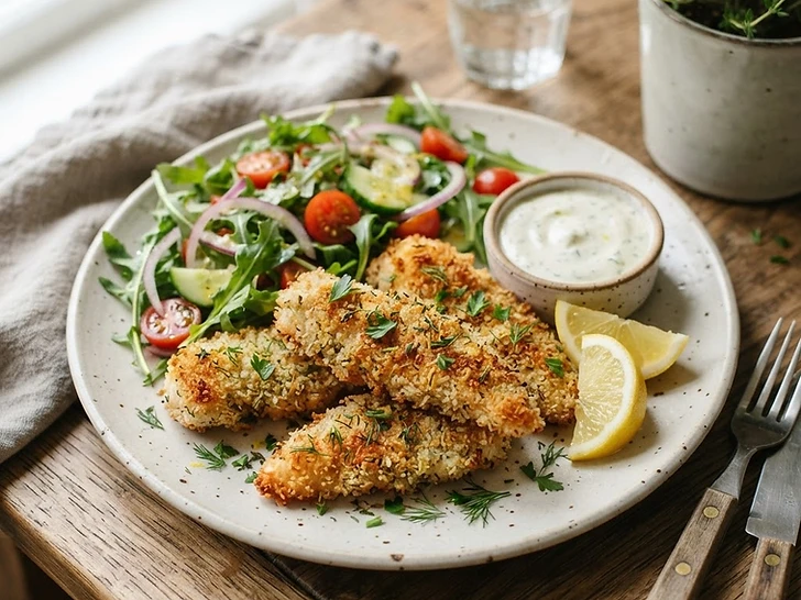 Air Fryer Lemon Herb Chicken Tenders