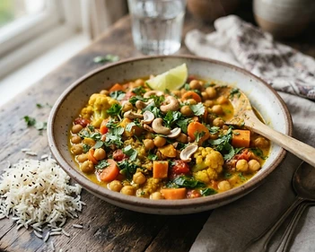 Vegetable and Chickpea Curry