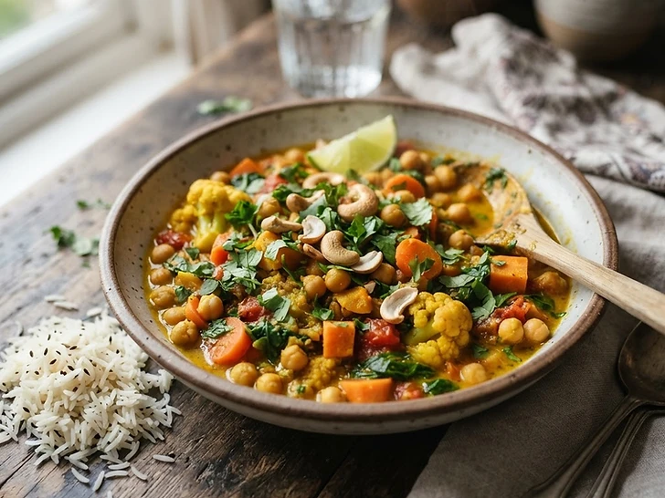 Vegetable and Chickpea Curry