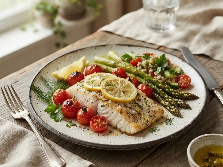 Simple Baked Halibut