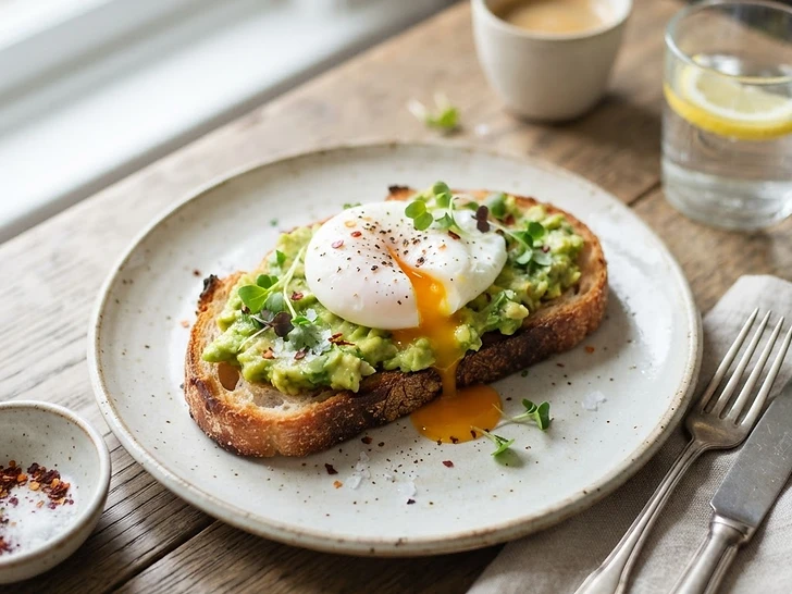 Avocado Toast with Poached Egg