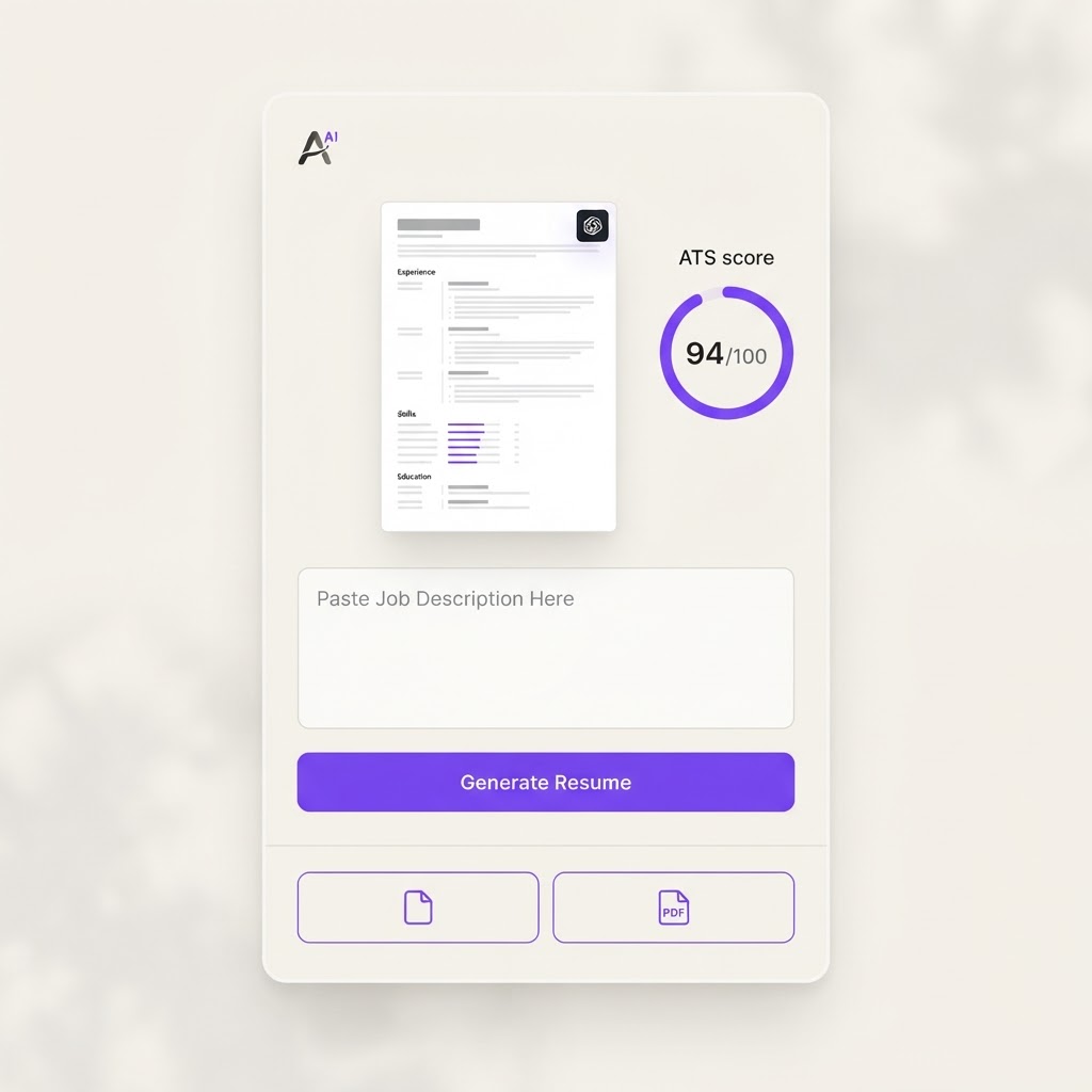 AI Resume Builder and Cover Letter Generator