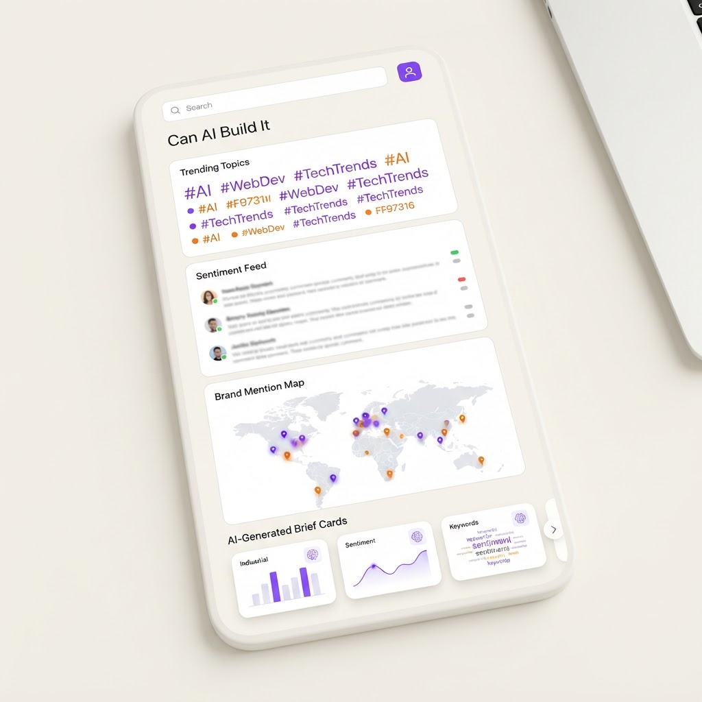 AI Social Listening Brief Generator