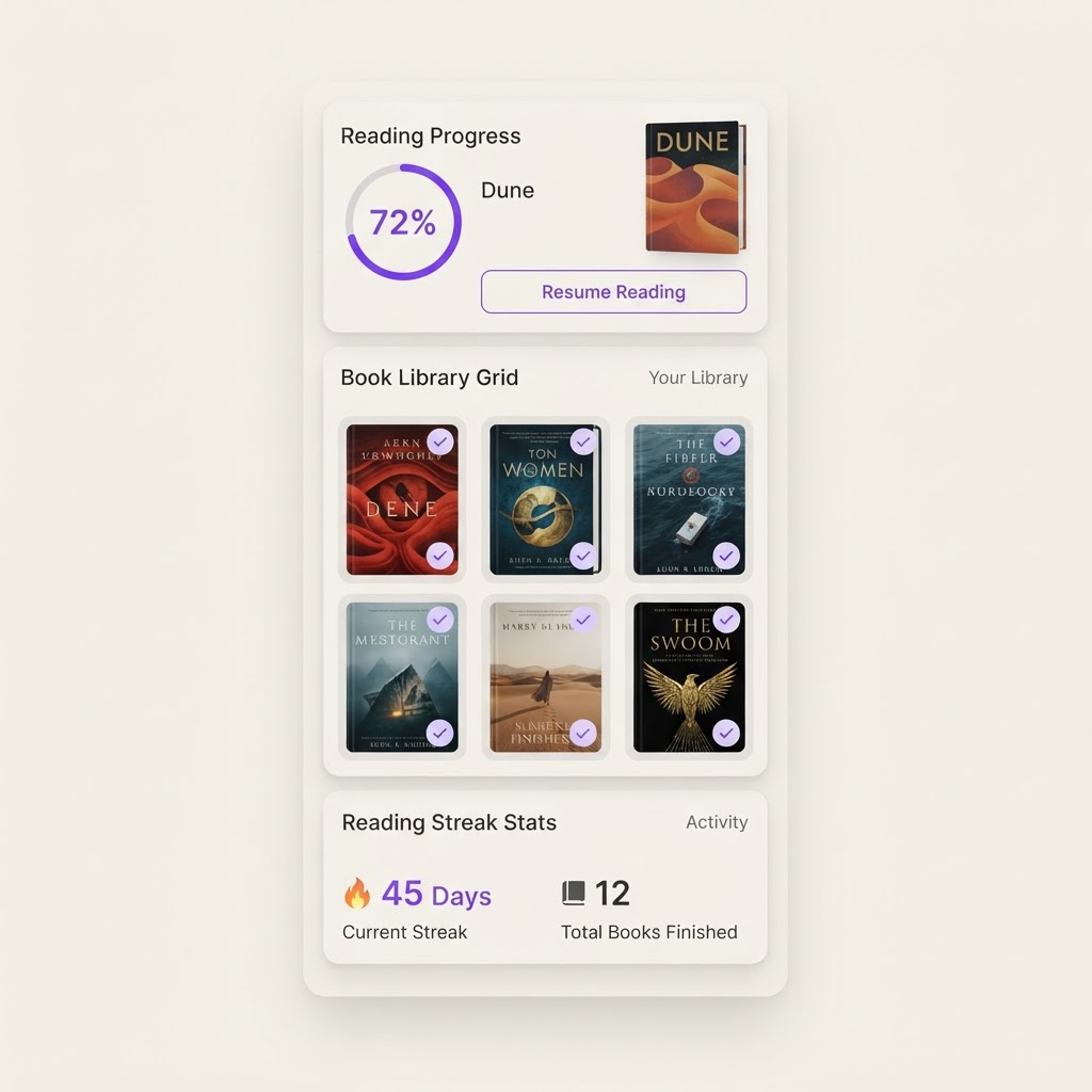 AI Book Summary and Reading Tracker