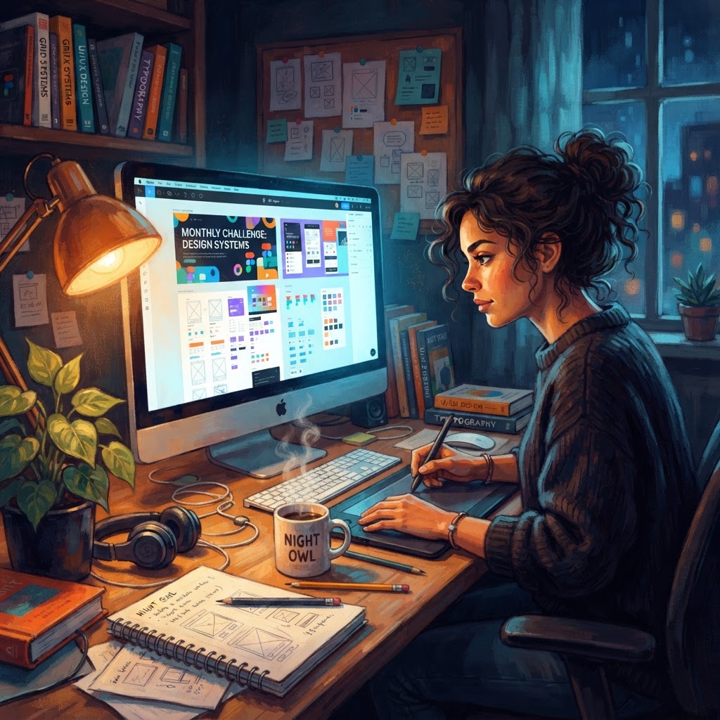 Why Every Designer Should Be Doing Monthly Design Challenges (And How to Actually Stick With Them)