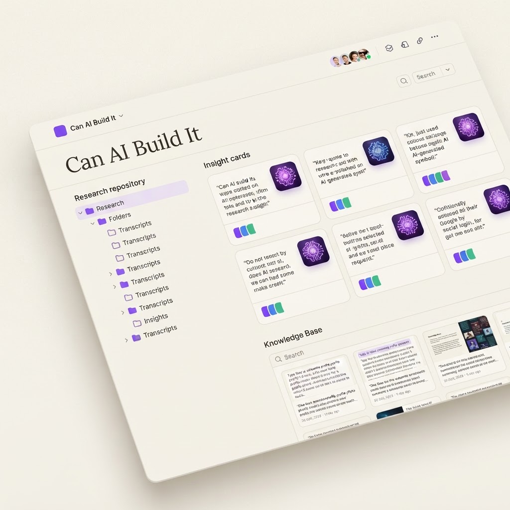 AI User Research Repository