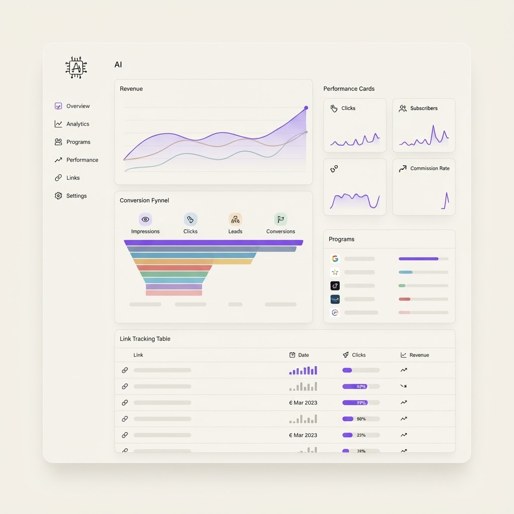 AI Affiliate Marketing Dashboard