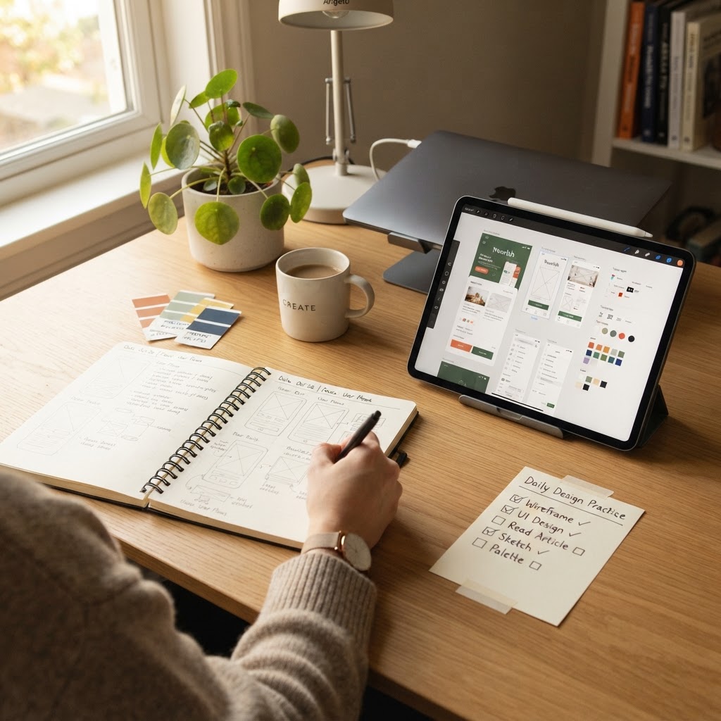 The Daily Design Practice System That Actually Works for Busy People