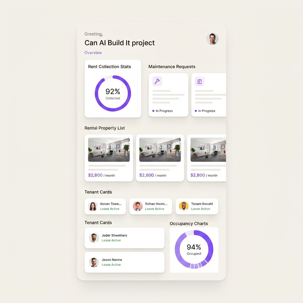 AI Property Management Dashboard