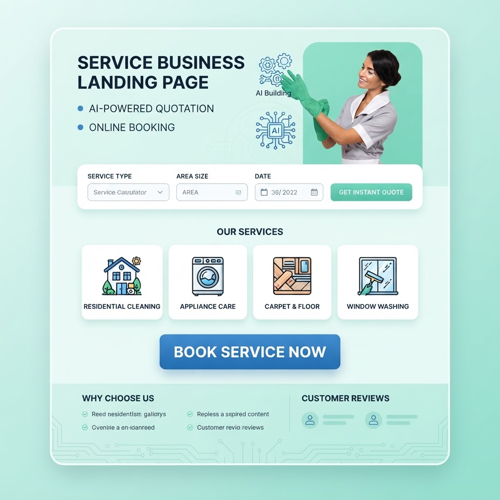 Cleaning Business Website
