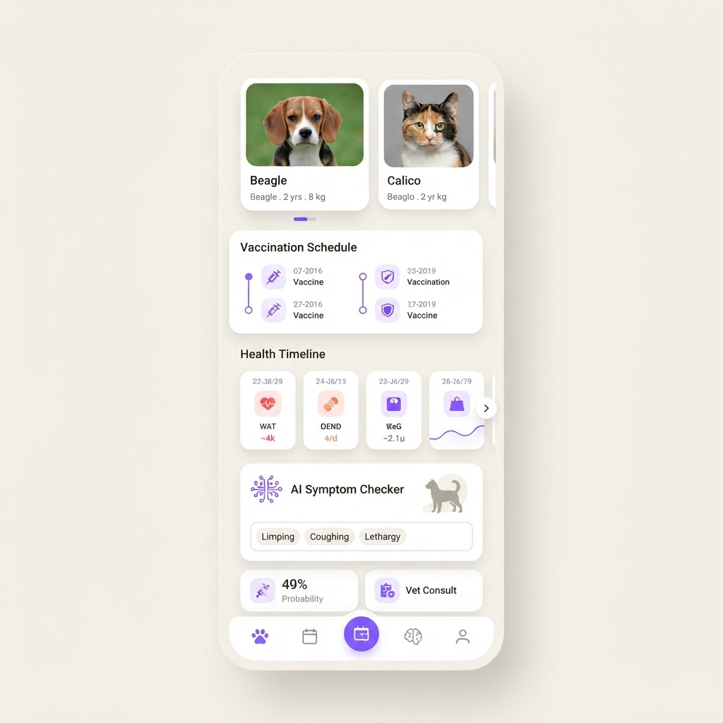 AI Pet Health and Vet Tracker