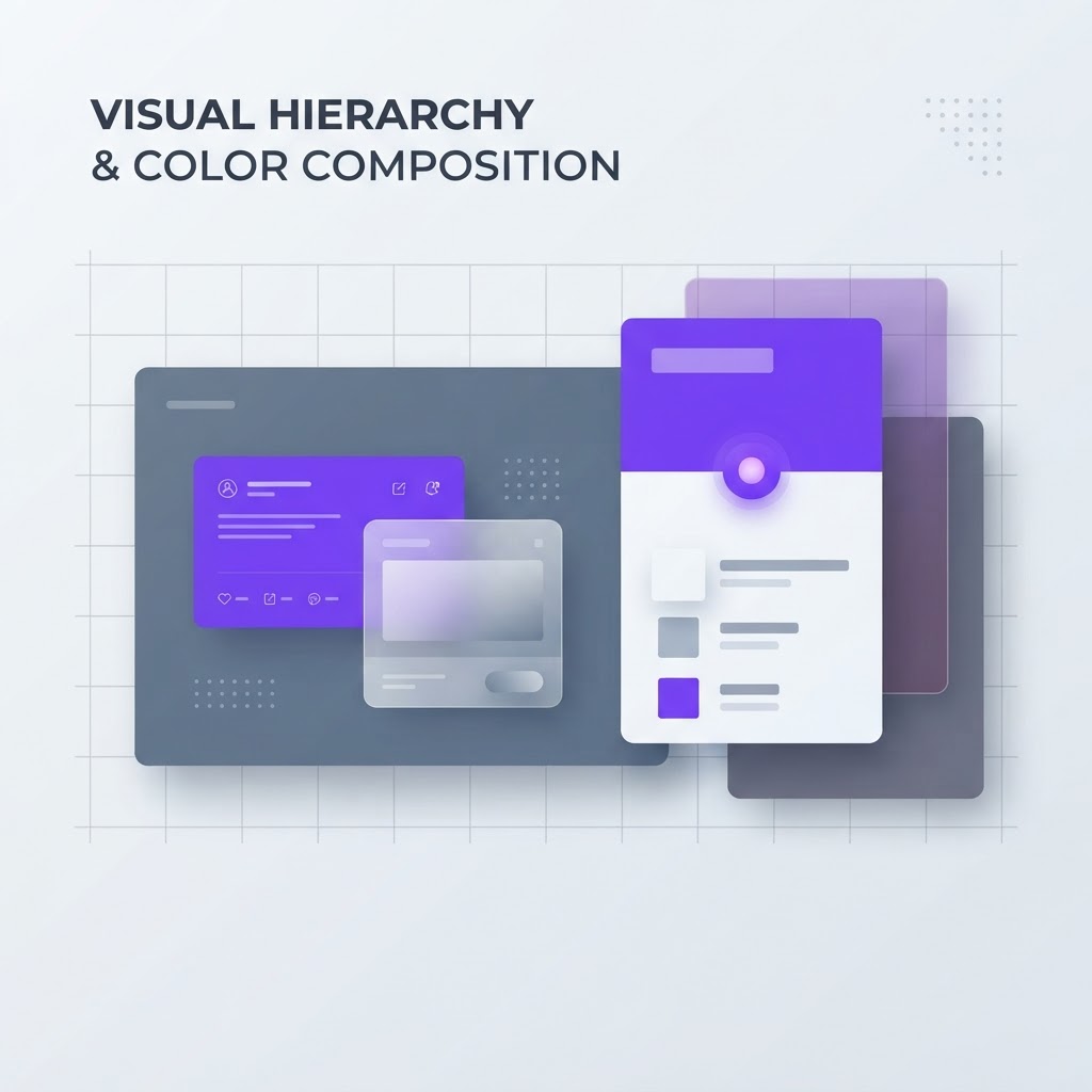 Mastering Visual Hierarchy and Color Rules in Modern UI Design