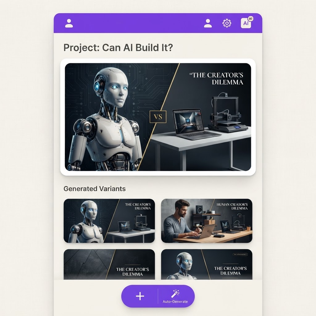Yes, AI Can Build This: AI YouTube Thumbnail Generator