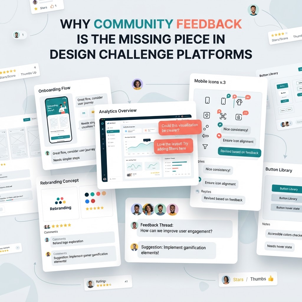 Why Community Feedback Is the Missing Piece in Design Challenge Platforms