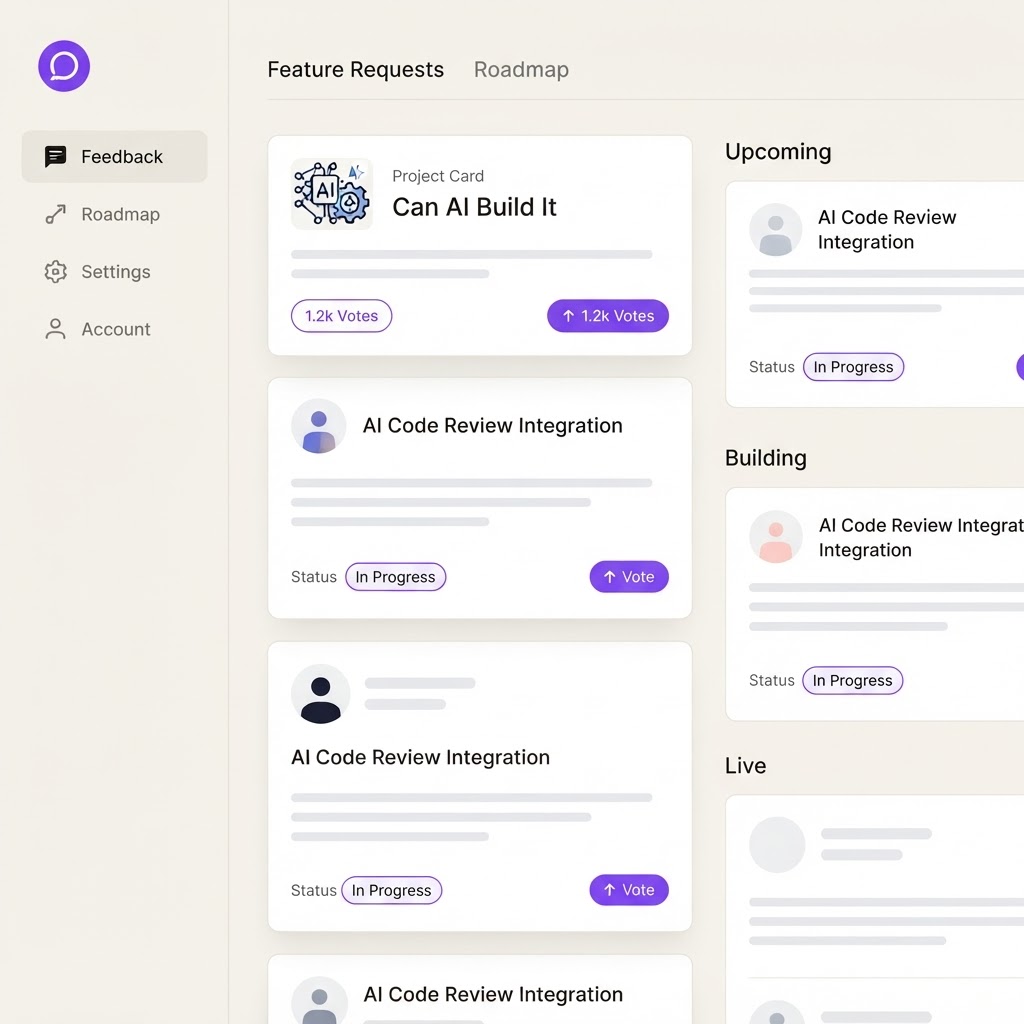 Yes, AI Can Build This: AI Product Feedback Board
