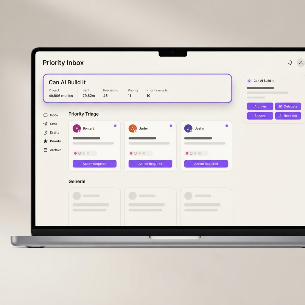 Yes, AI Can Build This: AI Email Triage and Priority Inbox