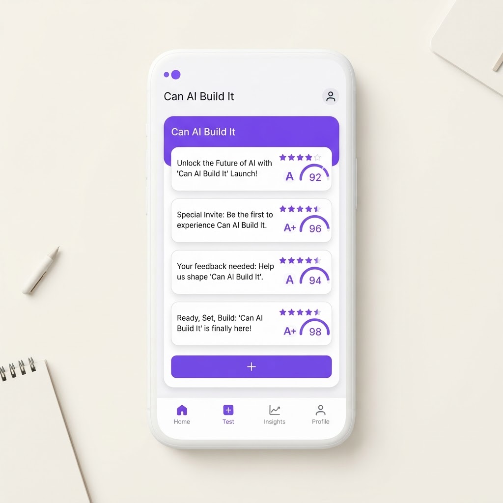 AI Email Subject Line Tester