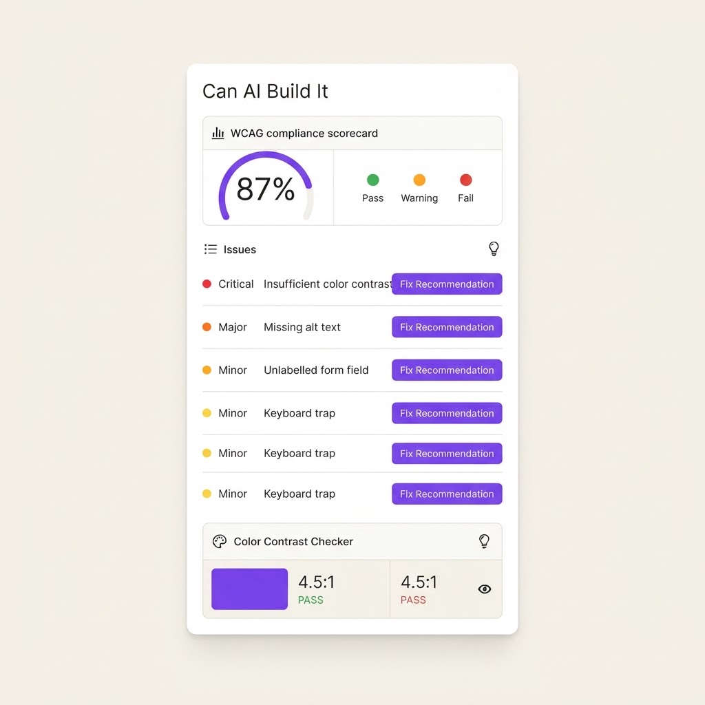 AI Accessibility Audit Tool