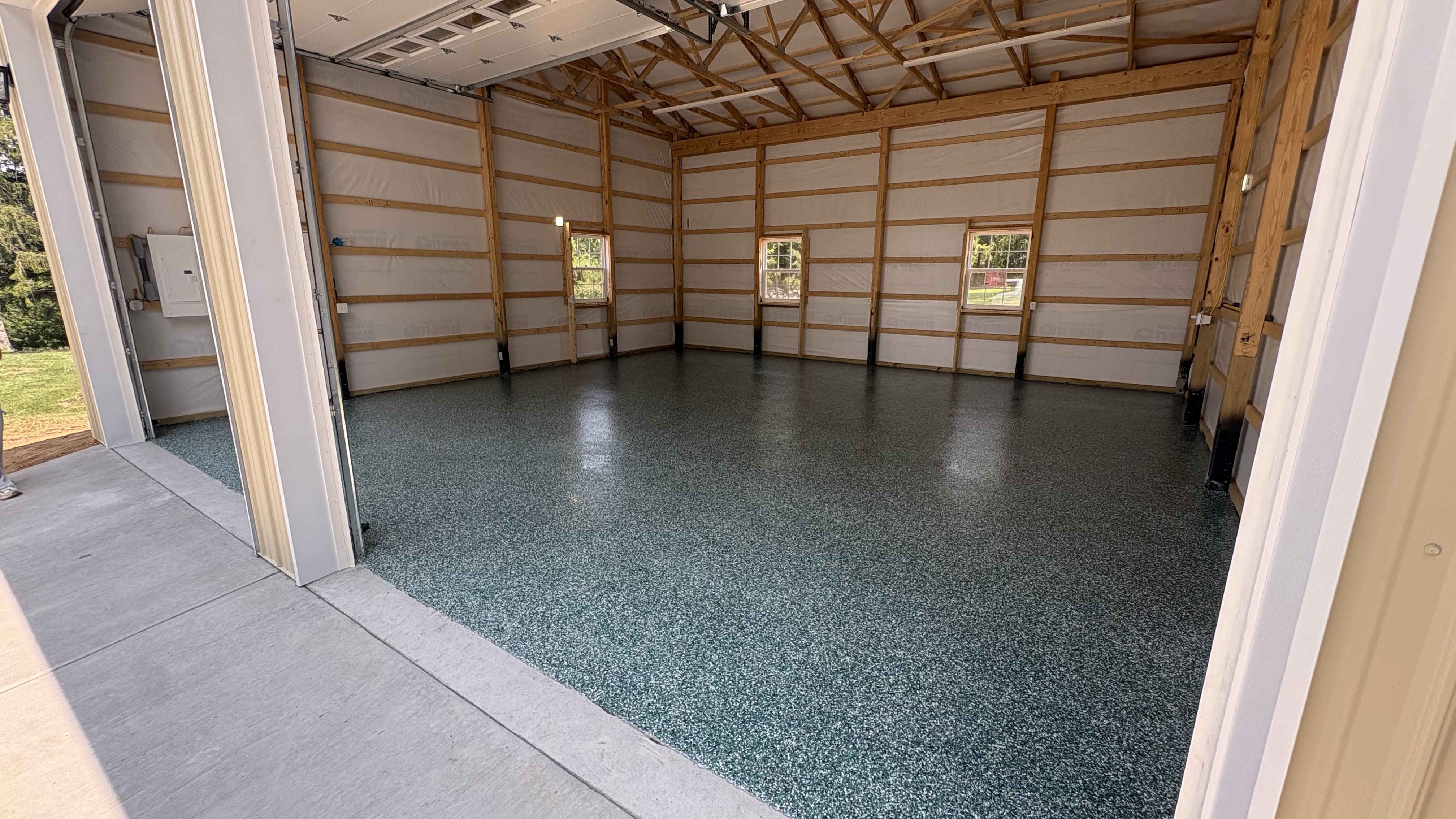 Flake Epoxy Flooring installation — project photo 10 in Bucks County, PA