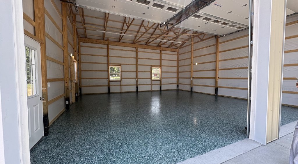 Flake Epoxy Flooring installation — project photo 3 in Bucks County, PA