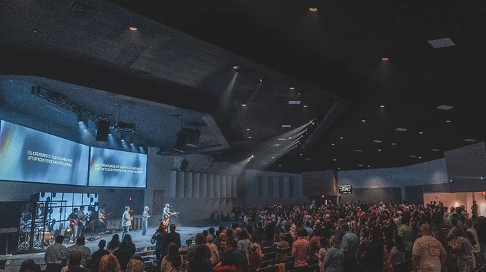 Christ Fellowship gathering — join us live Sundays at 11 AM