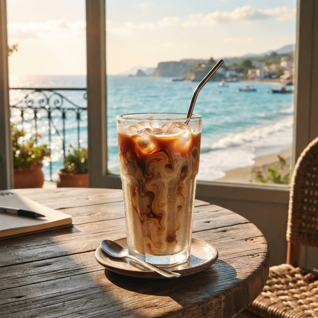 Afternoon iced latte