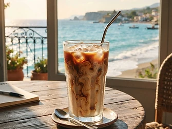 Afternoon iced latte