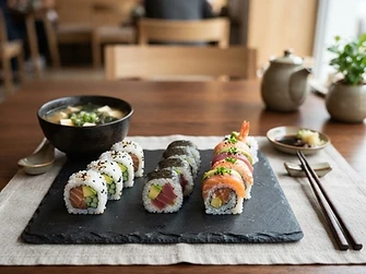 Roll combo lunch