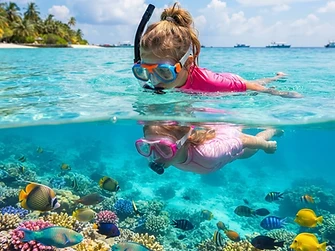 Kids snorkel free