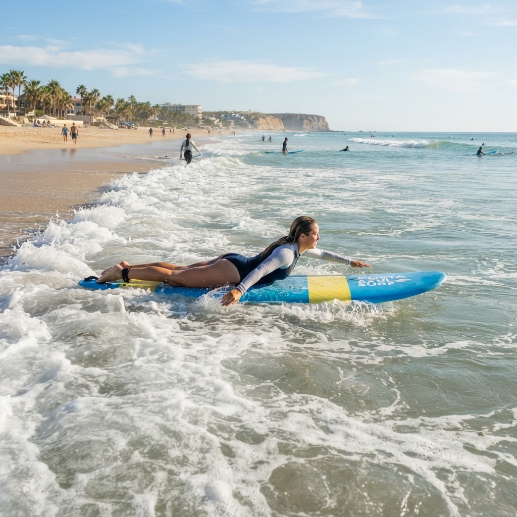 Beginner surf lesson