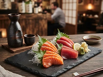 Sake & sashimi set
