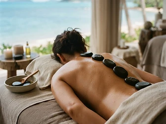 Hot stone massage