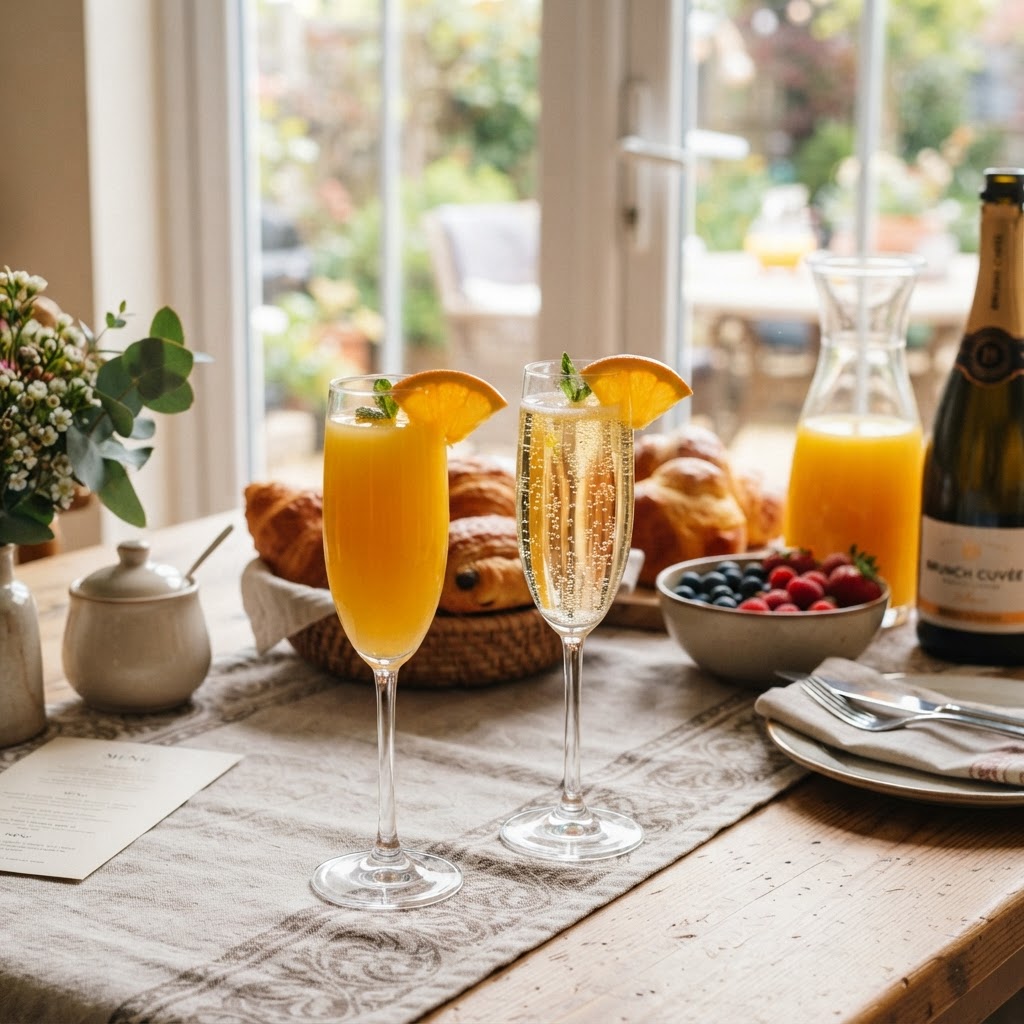 Brunch mimosas